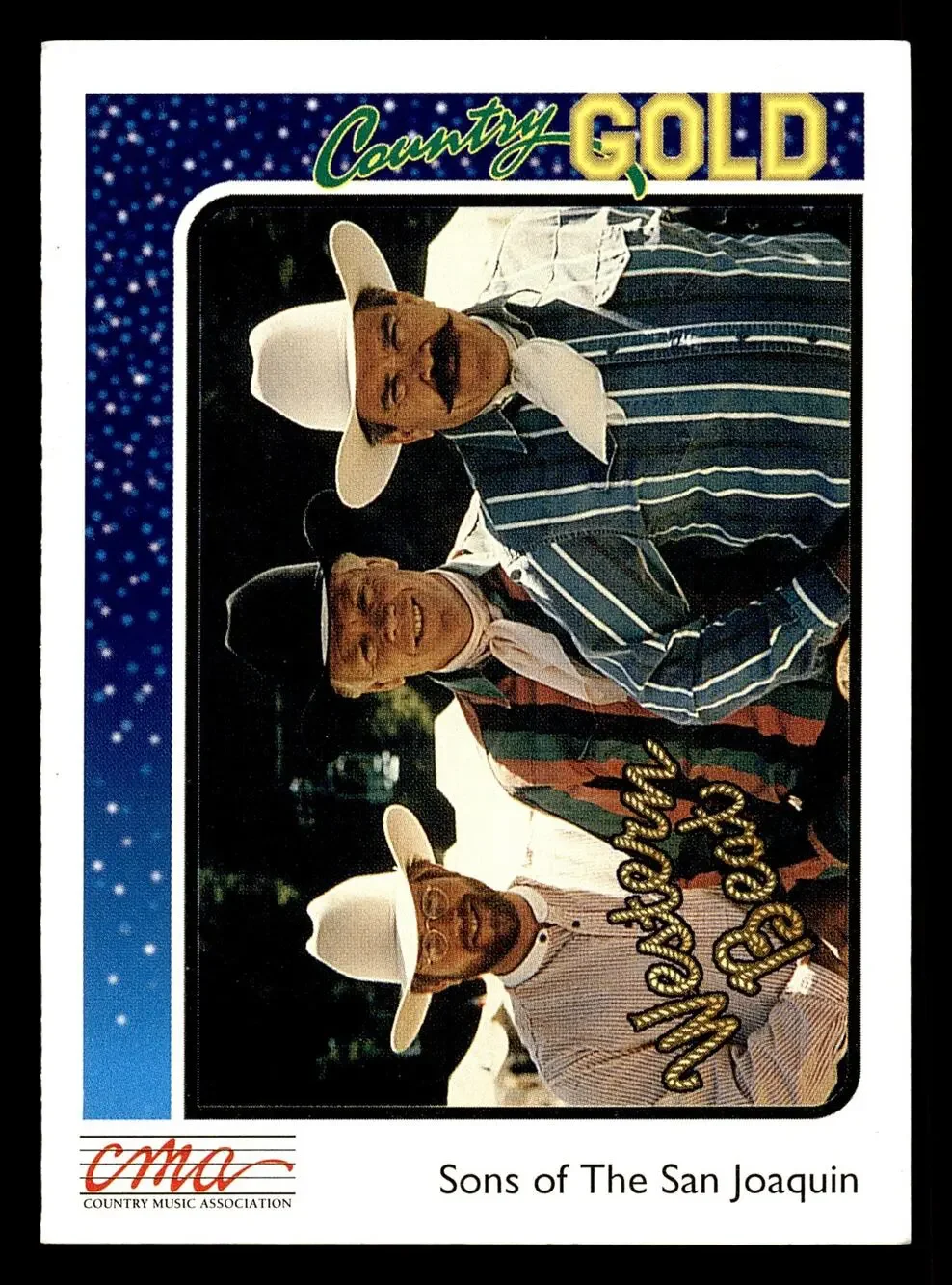 1992 Sterling Country Gold #95 Sons of The San Joaquin Card